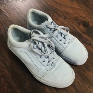 Baby blue VANS 👽